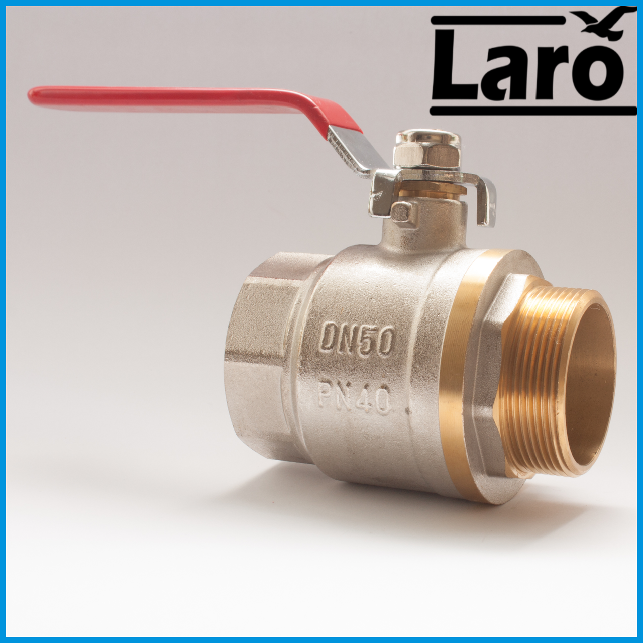  шаровый латунный Ду50 В/Н Laro pro art 117 (для воды): продажа .