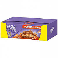 Шоколад молочный Milka Peanut Caramel 276 грамм