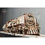 UGEARS механічний 3D пазл Локомотив з тендером V-експрес (538 деталей)(дерев'яний пазл, конструктор з, фото 5