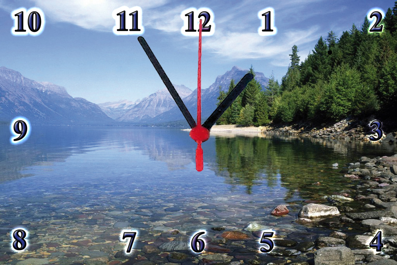 24 часа на озере. Часовое озеро. Оука озеро часы. Часы озеро звуки природы.