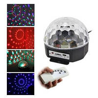Светодиодный диско шар c MP3 плеером LED MagicBall Light Music, шар для дискотек