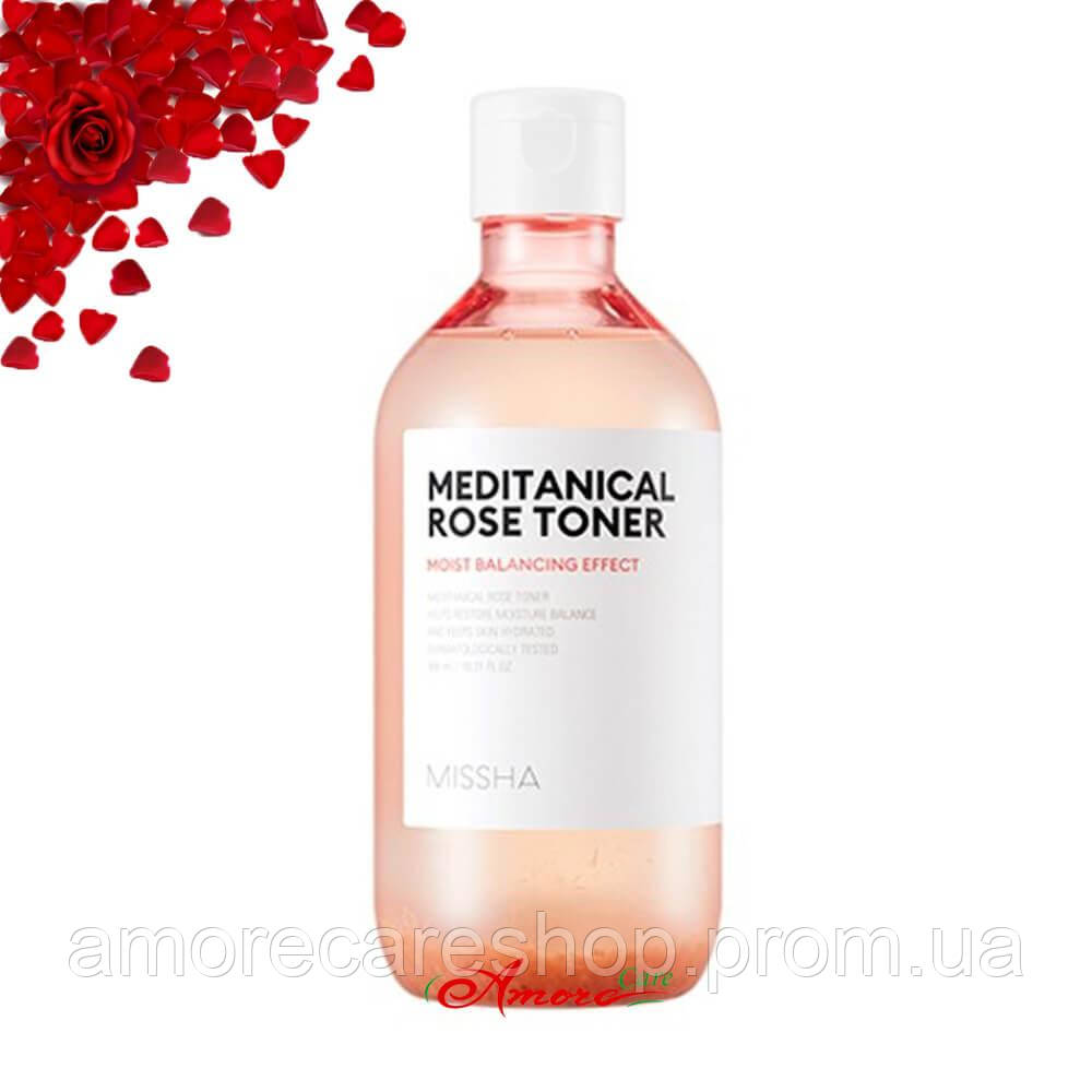 

MISSHA Тонер с экстрактом розы Missha Meditanical Toner Rose