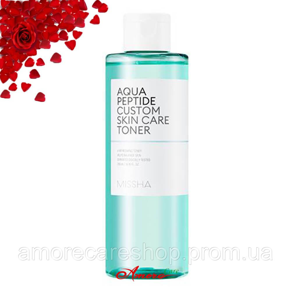 

MISSHA Увлажняющий тонер с пептидами Missha Aqua Peptide Custom Skin Care Toner