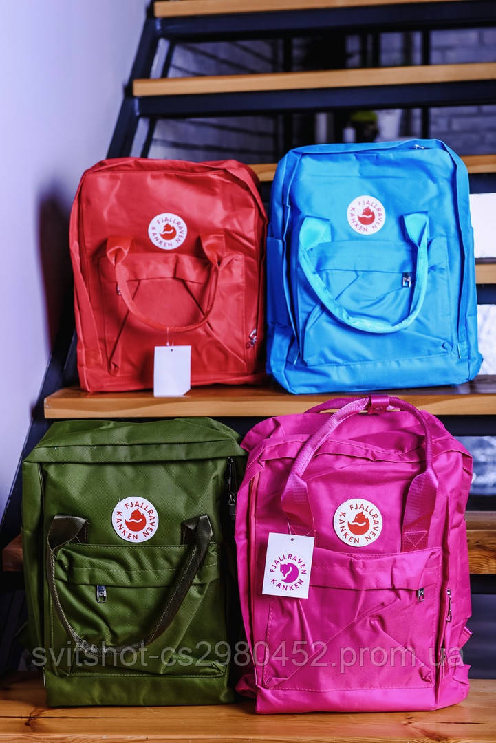 

Рюкзак Fjallraven Kanken хаки реплика, Черный