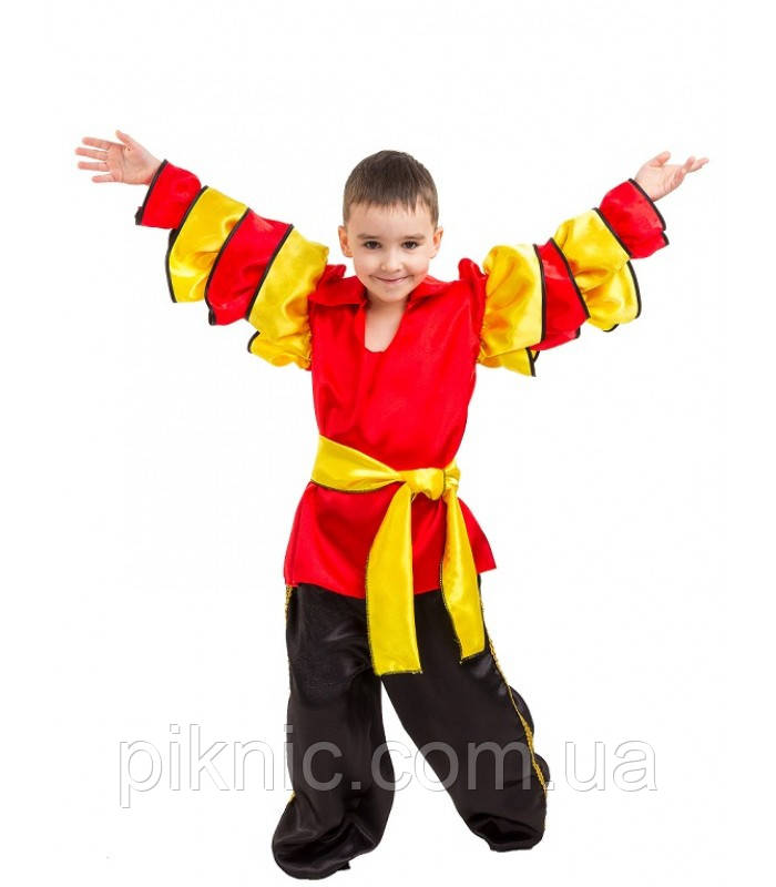 Дитячий костюм Танцюрист Іспанець для хлопчиків 4,5,6,7,8,9 років Новорічний карнавальний костюм 344