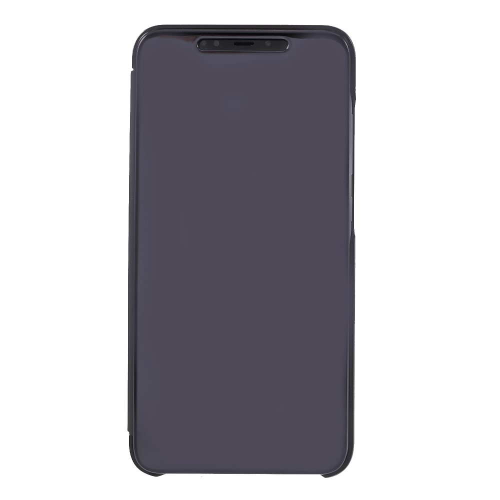 

Чехол книжка для Xiaomi Mi 8 Pro боковой с зеркальной крышкой, черный