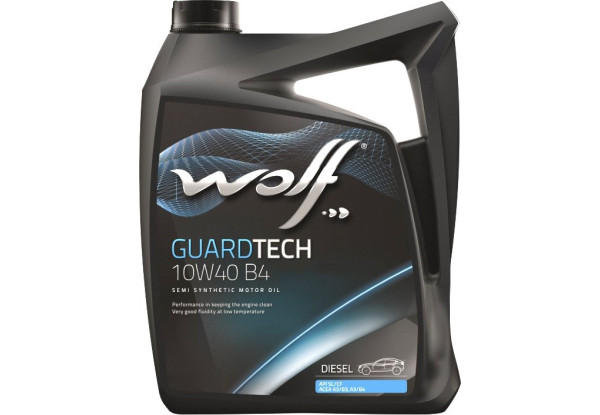 

Моторное масло Wolf Guardtech B4 Diesel 10W-40 5л