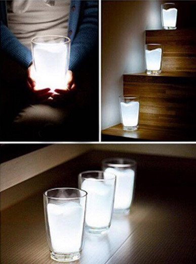Стакан-лампа Milk Glass LED Night Light Lamp