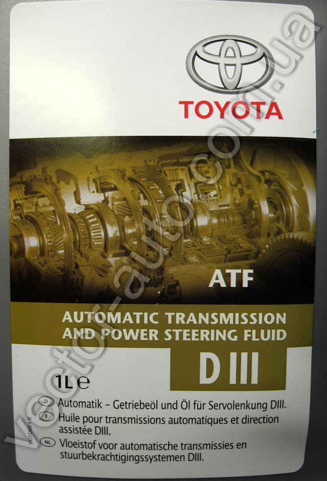 Масло АКПП TOYOTA ATF D-III (08886-80506) 1 L