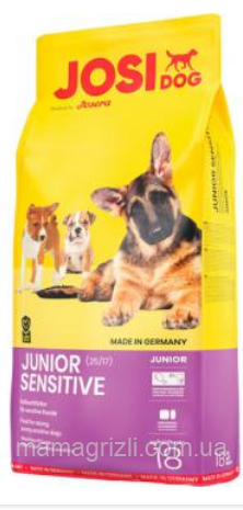 

Сухой корм Йозера Josera Josi Dog Junior Sensitive для щенков с чувствительным пищеварением 18 кг