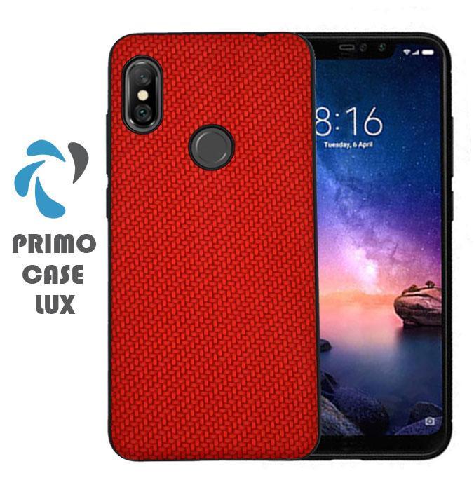 

Чехол накладка Primo Case Lux для Xiaomi Redmi Note 6 Pro - Red, Красный