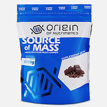 Гейнер Origin SOURCE OF MASS 1000 г c вкусовыми добавками