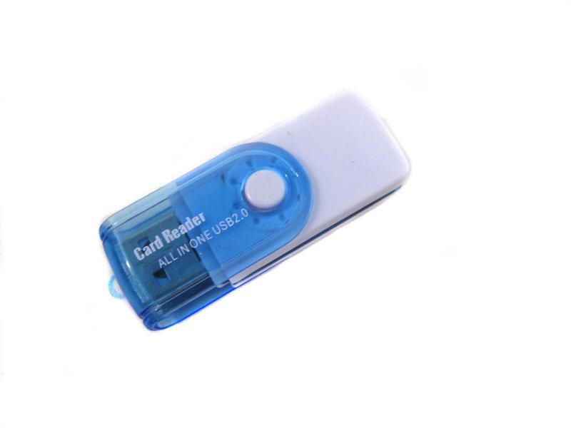 USB картридер card reader microSDHC Спартак 4 в 1