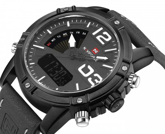 Мужские наручные кварцевые часы Naviforce NF9095-BWGY