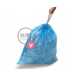 Мешки для мусора плотные с завязками 16-18Л simplehuman