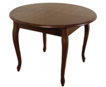Стіл обідній розкладний круглий Ліон Fusion Furniture, колір горіх, венге, фото 2
