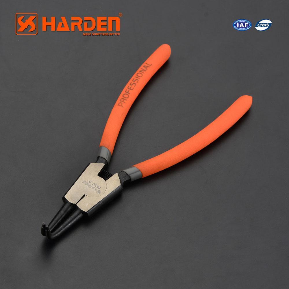 

Щипцы для стопорных колец загнутые на разжим 7" Harden Tools 560509