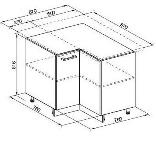 

Секция 87×87 нижняя Алина (Світ меблів ТМ)