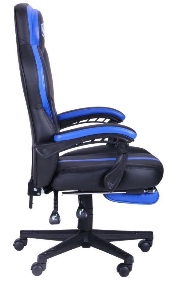 Кресло VR Racer Edge Titan черный-синий (Фото 4)