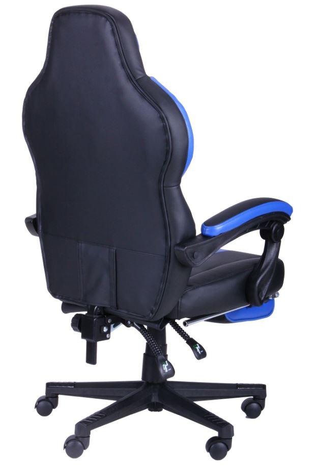 Кресло VR Racer Edge Titan черный-синий (Фото 5)