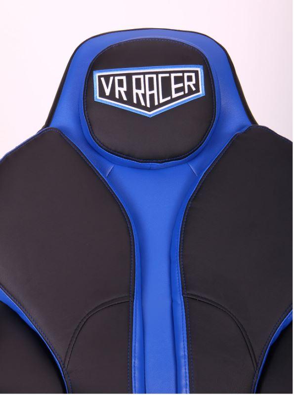 Кресло VR Racer Edge Titan черный-синий (Фото 7)