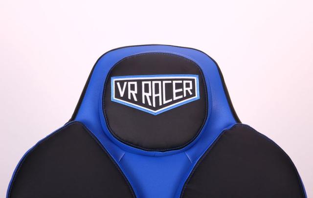 Кресло VR Racer Edge Titan черный-синий (Фото 8)