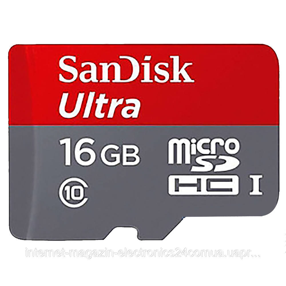 

Карта памяти SanDisk Ultra microSD 16 GB