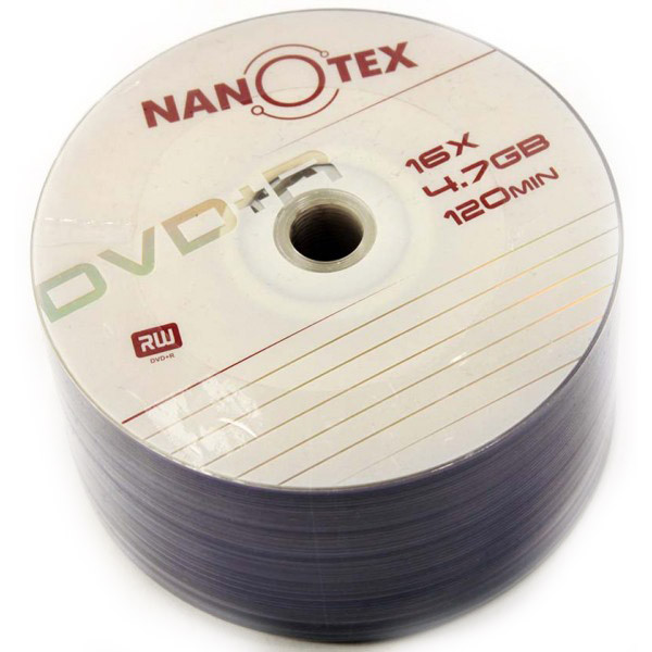 

Диск DVD-R(+R) NАNOTEX (50шт)