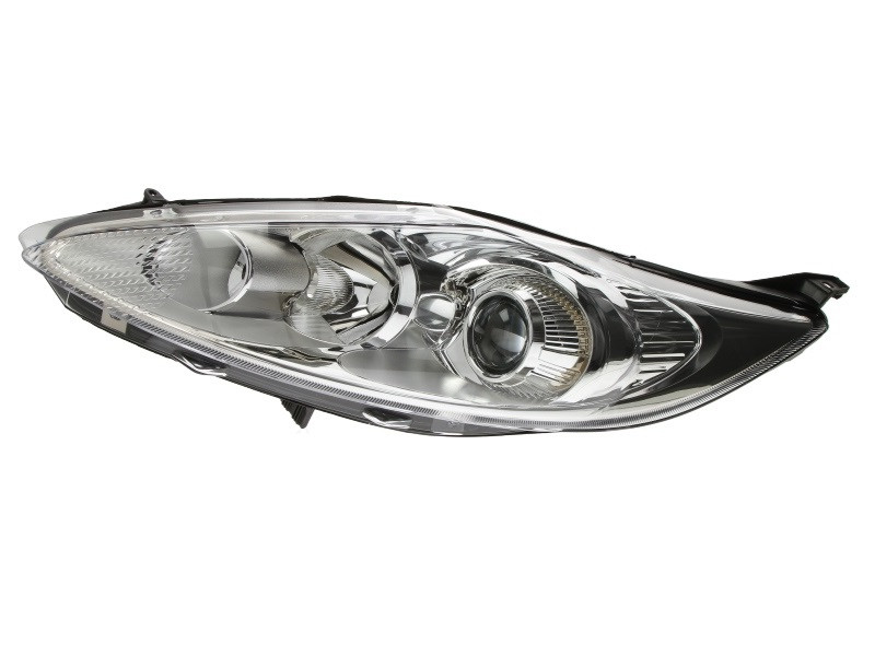 

Фара передняя Ford Fiesta VI 2008-2013 левая H7/H1, серая рамка, эл. рег., с моторч. 431-1188LMLD-EM
