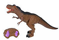 Same Toy Динозавр коричневий зі світлом і звуком (Тиранозавр), фото 1