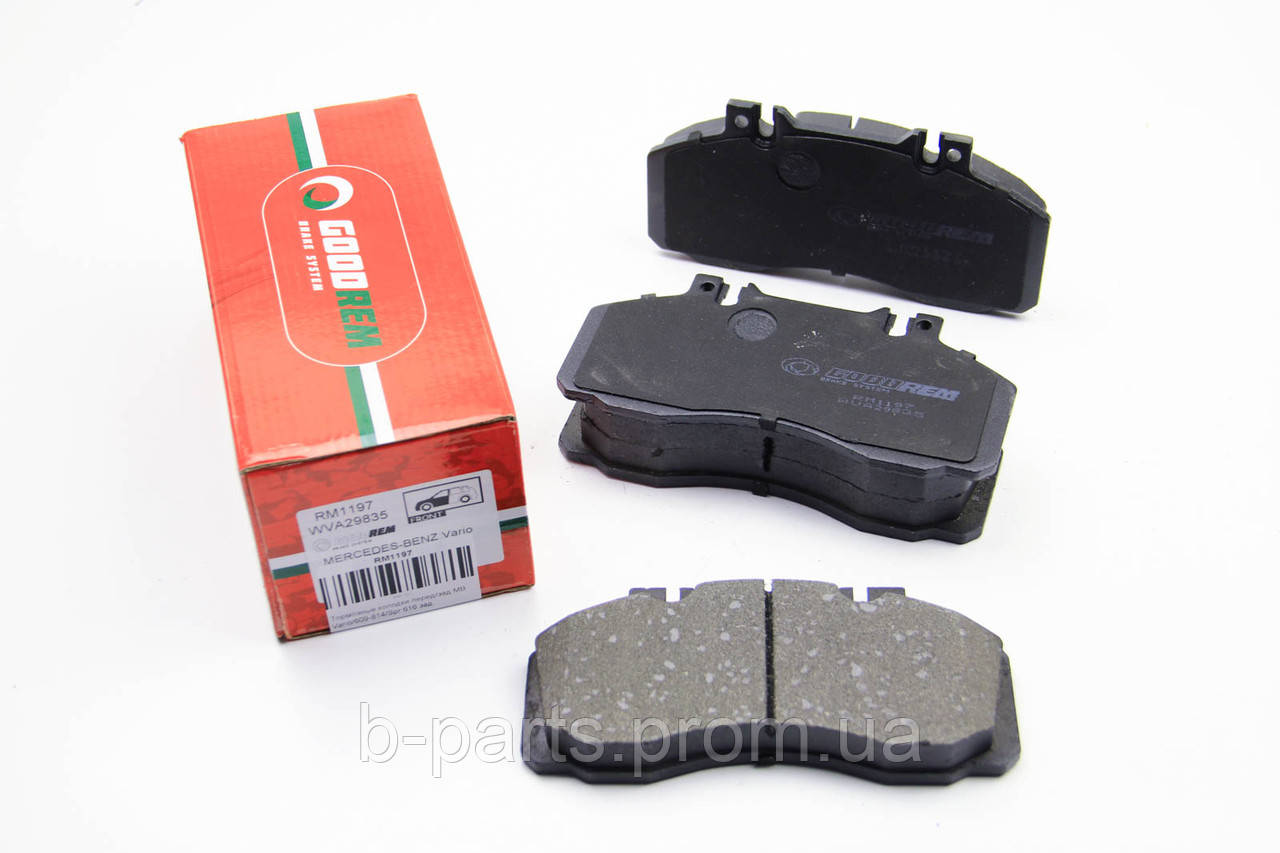 

Тормозные колодки задние MERCEDES T2LN1 Мерседес T2LN1 (GOODREM RM1197)