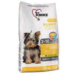 1st Choice Puppy Toy & Small Breed корм для цуценят міні і малих порід з куркою, 0.35 кг