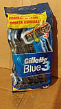 Набор одноразовых бритвенных станков Gillette Blue3 12шт., фото 2