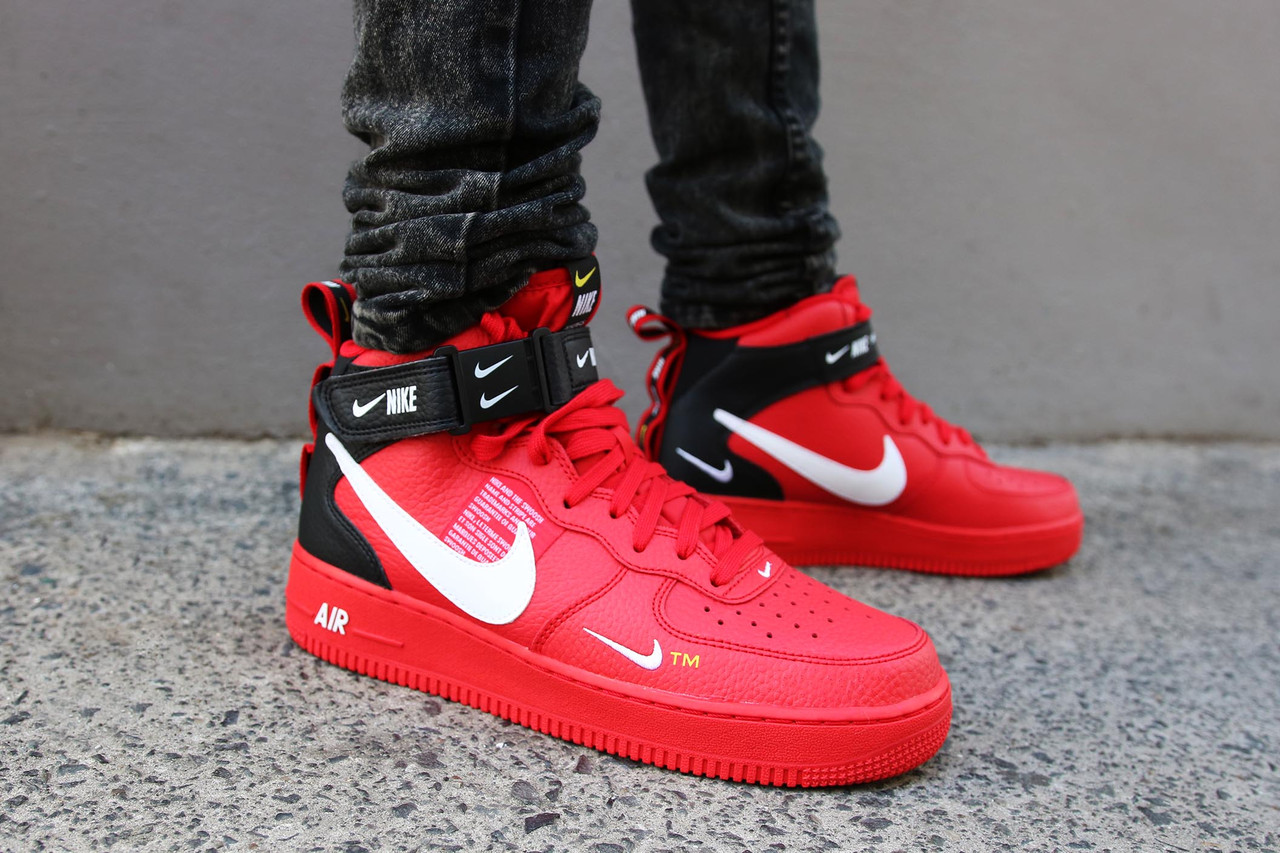 air force 1 07 mid lv8 red