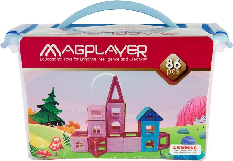 

Детский конструктор MagPlayer 86 ед. (MPT-86)