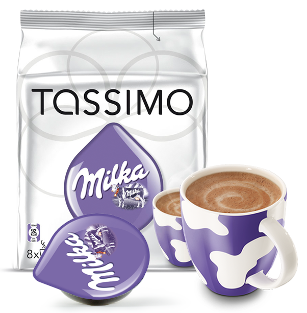 Горячий шоколад Tassimo Milka 16 капсул (8 порц.) Германия (Тассимо), 