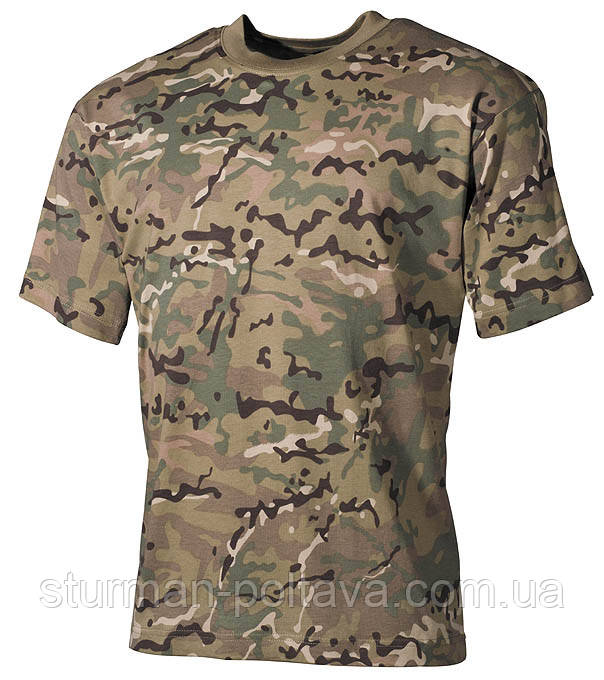 

Футболка мужская камуфляж MultiCam мультикам хлопок 100% плотность 170 g/m² MFH Германия
