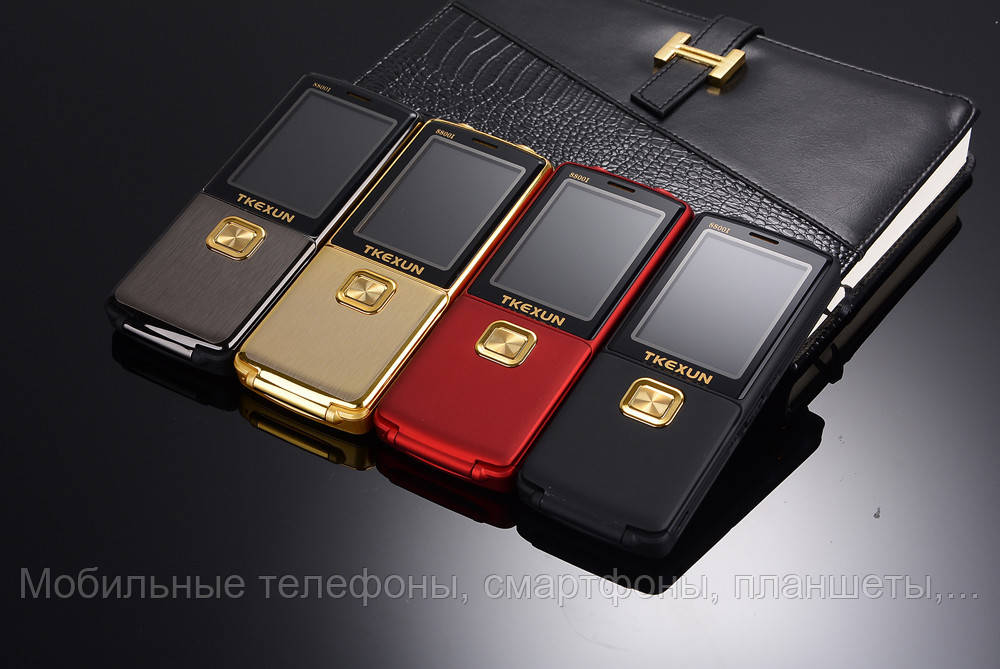 Телефон раскладушка Louis Vuitton Tkexun 8800 на 2 Sim большая батарея 5800mah