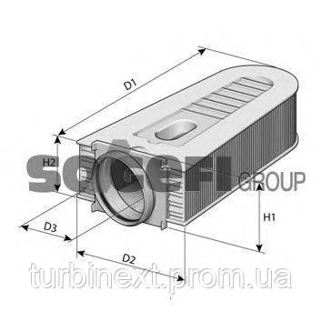 

Фильтр воздушный MB C-class (W204)/E-class (S212)/S-class (W221/W222) PURFLUX A1470