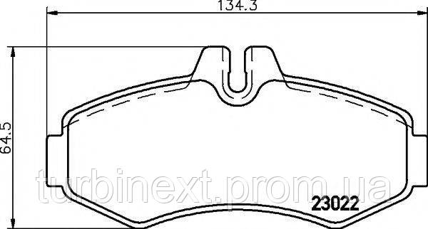 

Колодки тормозные TEXTAR 2302201 (передние) MB Vito (W638) 96- (Bosch) Q+