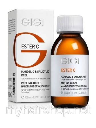 

Пилинг 13% миндальной кислоты + 2% салициловой кислоты GIGI Ester С Mandelic Acid 13% + Salicylic Acid 2%