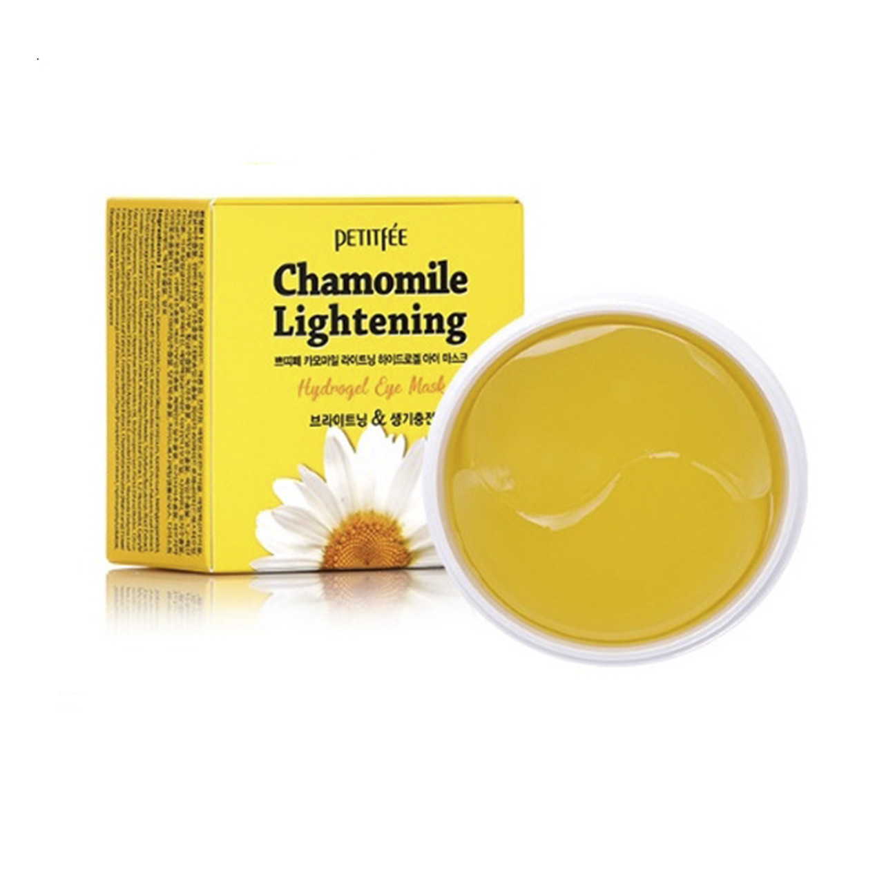 

Гидрогелевые осветляющие патчи под глаза с экстрактом ромашки Petitfee Chamomile Lightening Hydrogel Eye Mask