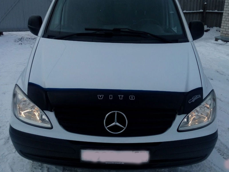 

Дефлектор капота (мухобойка) Mercedes-Benz Vito с 2003 г.в.