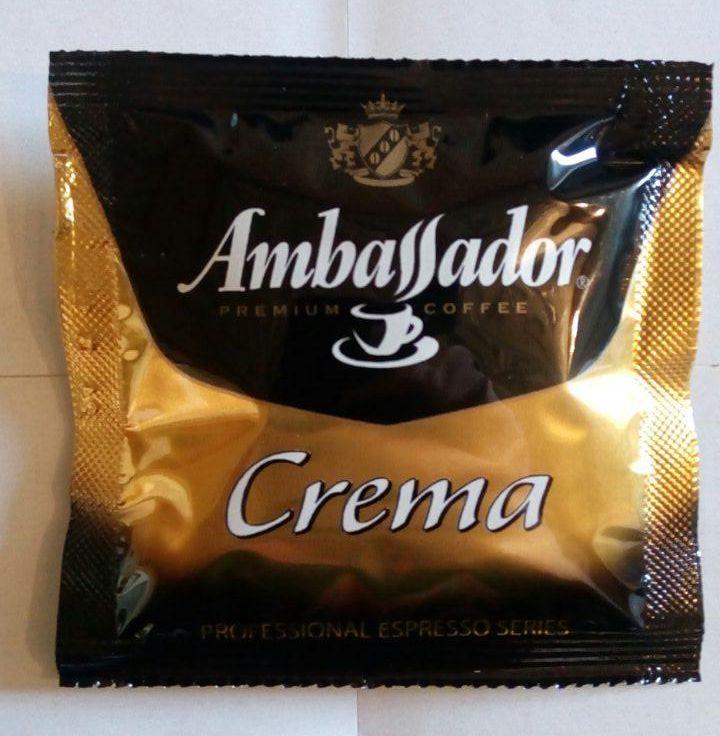 Кофе в чалдах (монодозах) Ambassador Crema 100шт.Нет в наличии
