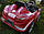 Дитячий кабріолет червоного кольору, фото 3