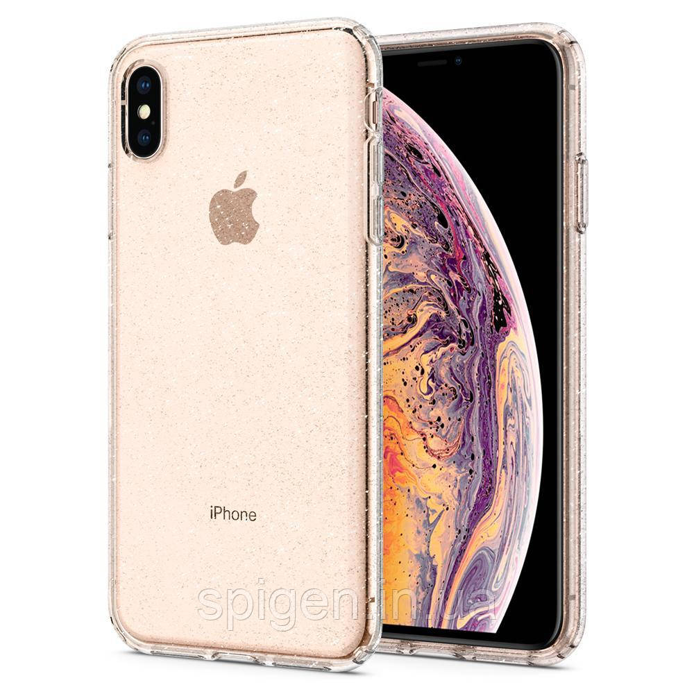 

Чехол Spigen для iPhone XS Max Liquid Crystal, Crystal Quartz