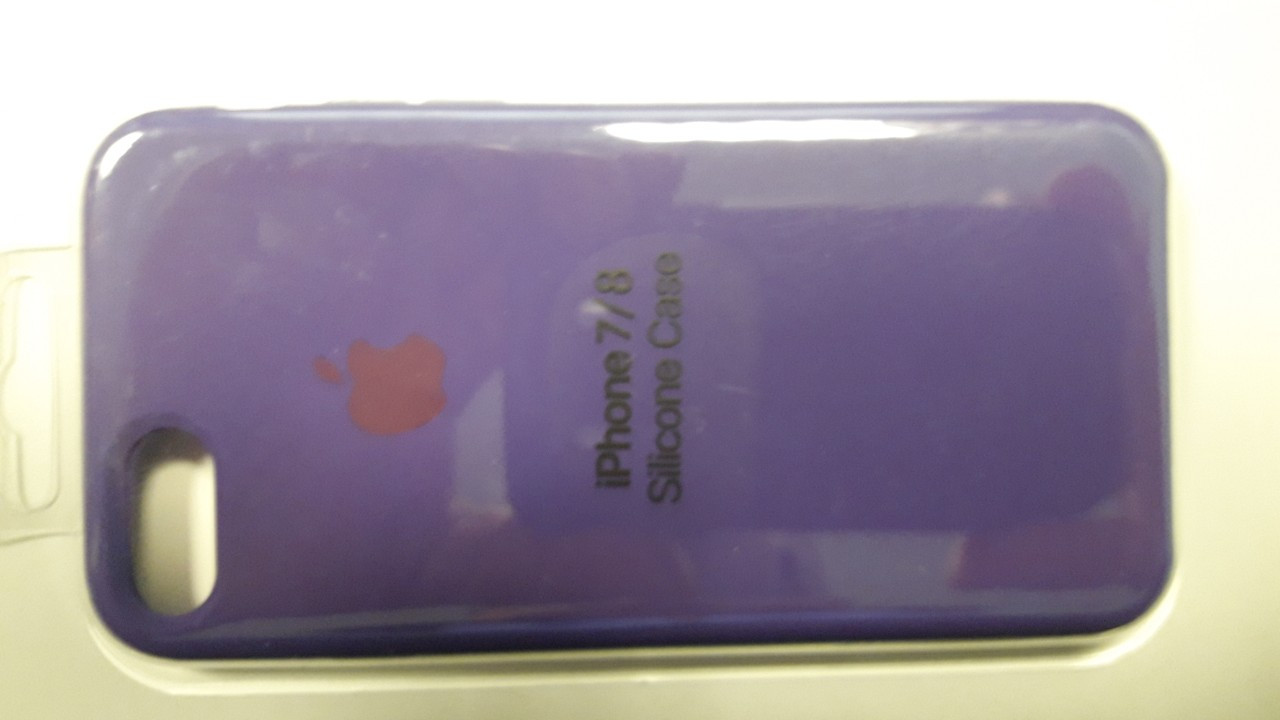 

Чехол силикон кейс Silicone Case для Iphone7 iphone 8 Фиолетовый