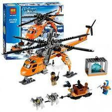 Конструктор Bela 10439 Urban Arctic (аналог Lego City 60034) «Арктический вертолёт», 273 дет.