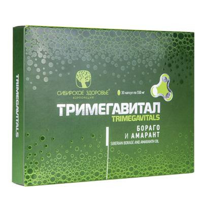 

БАД Тримегавитал. Бораго и амарант (Trimegavitals. Siberian borage/amaranth)