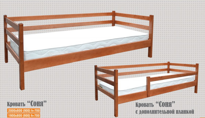 

Кровать Соня (90*200/190)